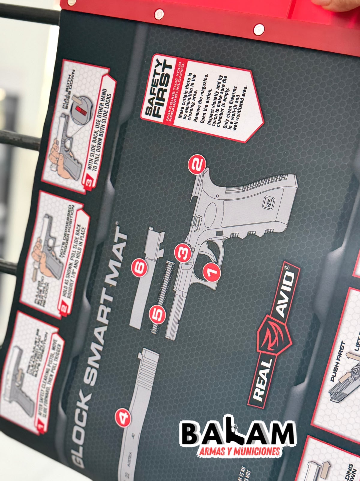 ALFOMBRA MAGNETICA PARA LIMPIEZA DE ARMAS