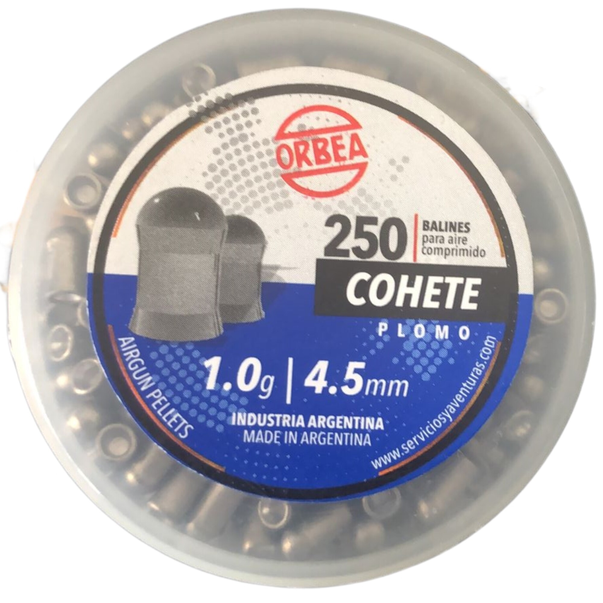 COPAS ORBEA COHETE 4.5 MM 250T PLOMO