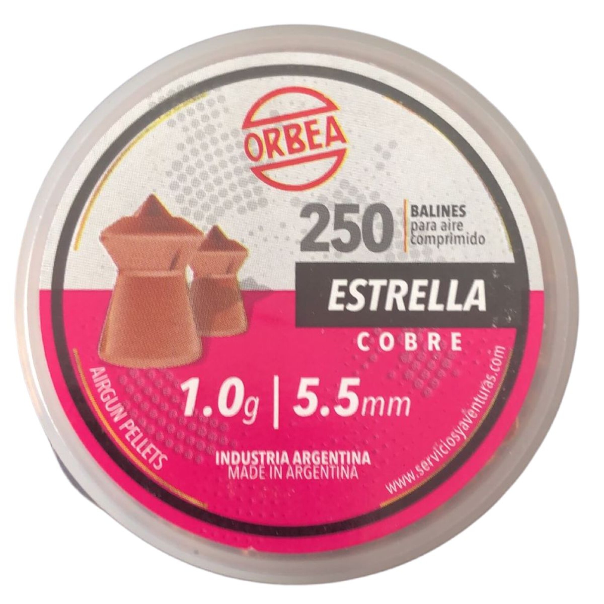 COPAS ORBEA ESTRELLA 5.5 MM 250T COBRE