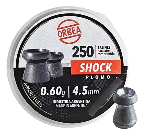COPAS ORBEA SHOCK 4.5 MM 250T PLOMO