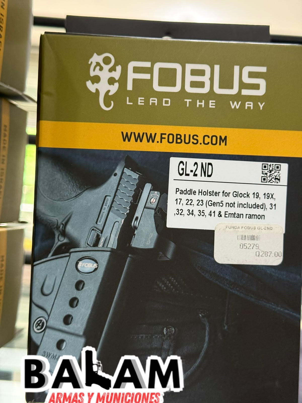 FUNDA FOBUS GL-2 ND