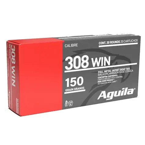 CARTUCHO AGUILA CAL. 308WIN 150GN LOTE 1E030833