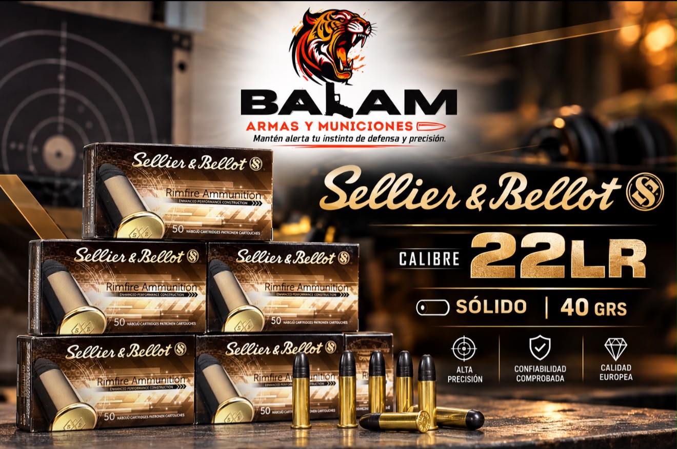 MUNICION MARCA S&B CAL. 22LR/HV S/L